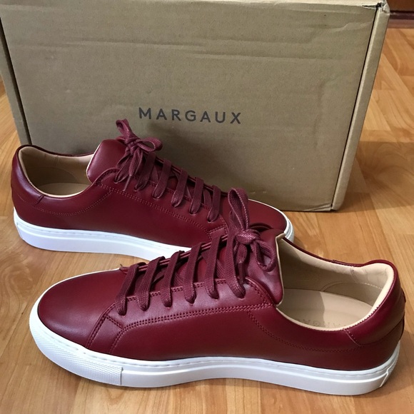 NIB Margaux NY The Sneaker in Burgundy Calf - Size 38.5, 8-8.5 - Picture 3 of 10